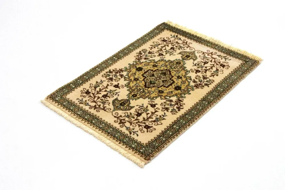Tapete Persa - Tabriz - 87 x 62 cm - bege