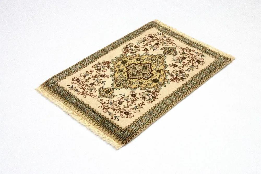 Tapete Persa - Tabriz - 87 x 62 cm - bege