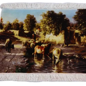Tapete Persa - Tabriz - 72 x 50 cm - multicolorido