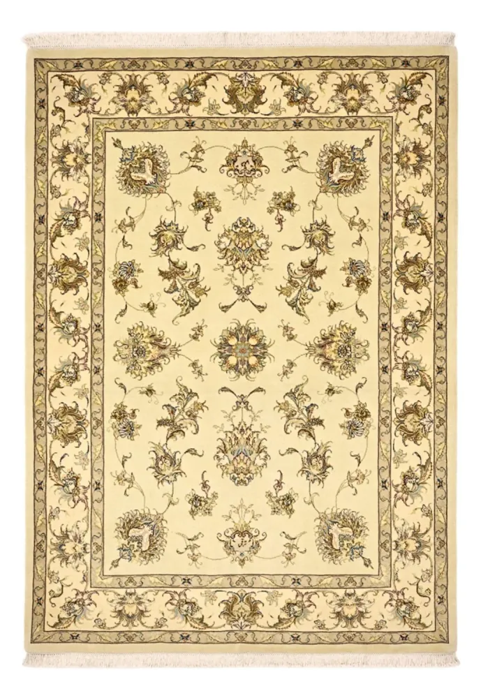 Tapete Persa - Tabriz - Real - 203 x 145 cm - bege