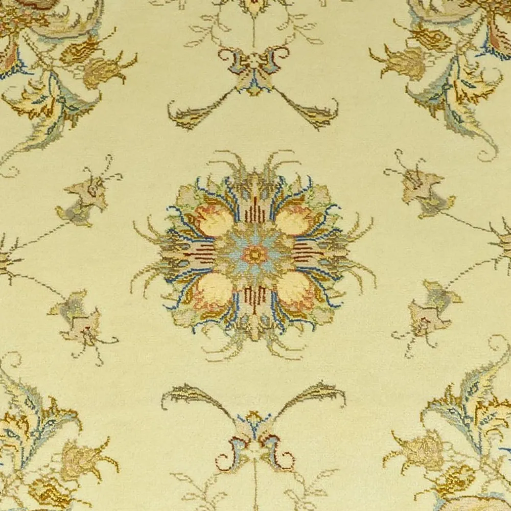 Tapete Persa - Tabriz - Real - 203 x 145 cm - bege