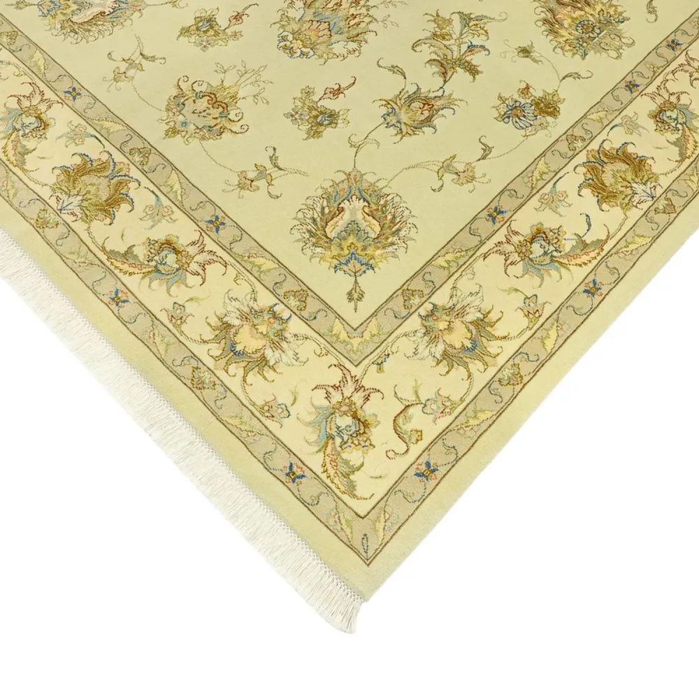 Tapete Persa - Tabriz - Real - 203 x 145 cm - bege