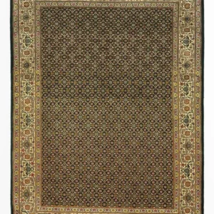 Tapete Persa - Tabriz - Royal - 144 x 106 cm - verde azeitona