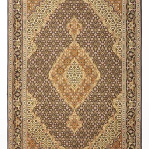 Tapete Persa - Tabriz - Royal - 152 x 104 cm - bege escuro