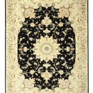 Tapete Persa - Tabriz - Royal - 152 x 99 cm - azul escuro