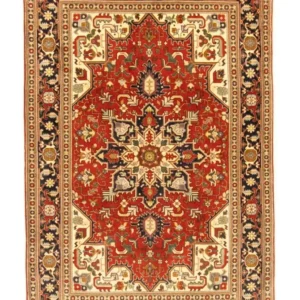 Tapete Persa - Tabriz - Royal - 156 x 103 cm - vermelho