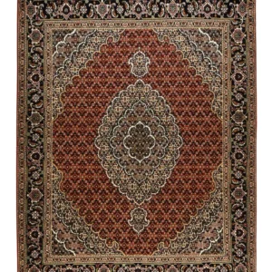 Tapete Persa - Tabriz - Royal - 200 x 152 cm - vermelho