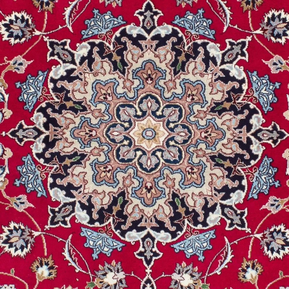 Tapete Persa - Tabriz - Royal - 200 x 153 cm - vermelho escuro