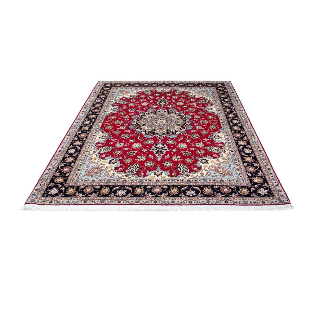 Tapete Persa - Tabriz - Royal - 200 x 153 cm - vermelho escuro