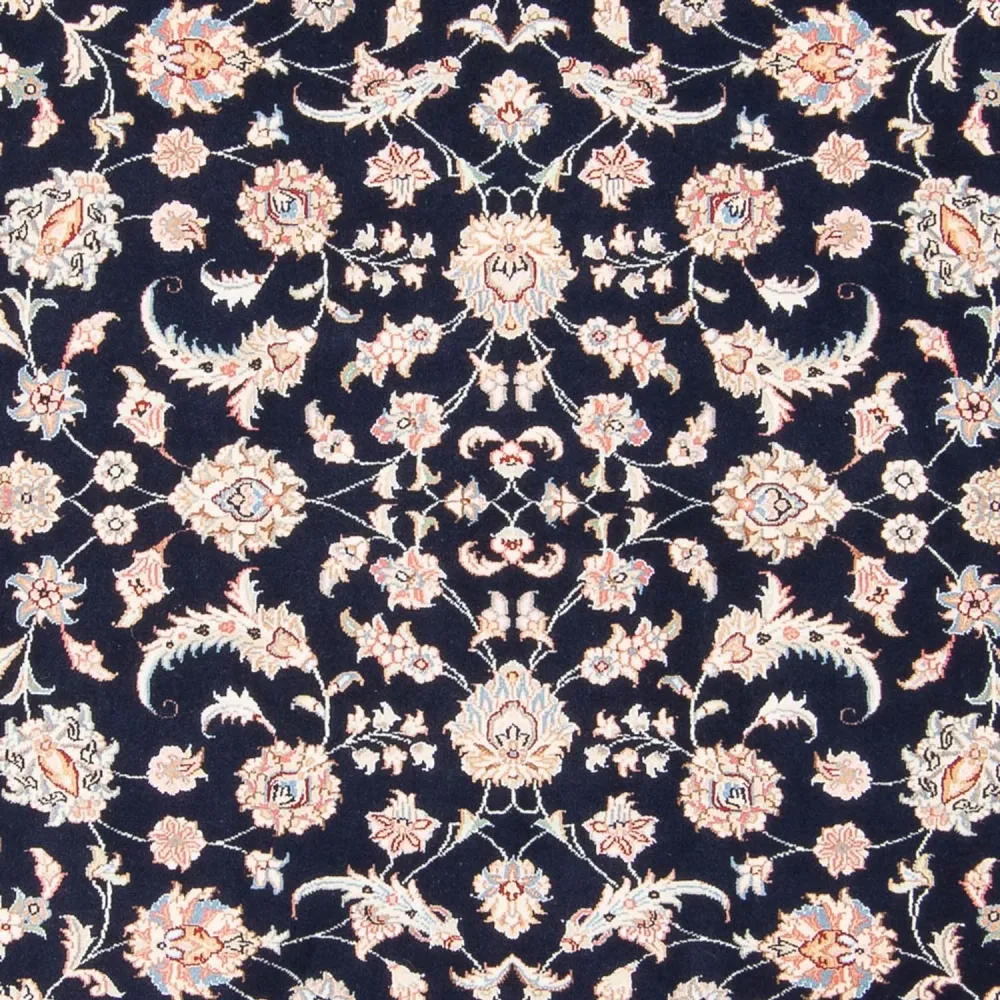 Tapete Persa - Tabriz - Royal - 201 x 149 cm - azul escuro