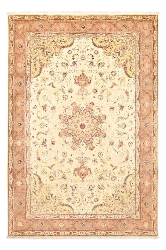 Tapete Persa - Tabriz - Royal - 300 x 200 cm - bege claro