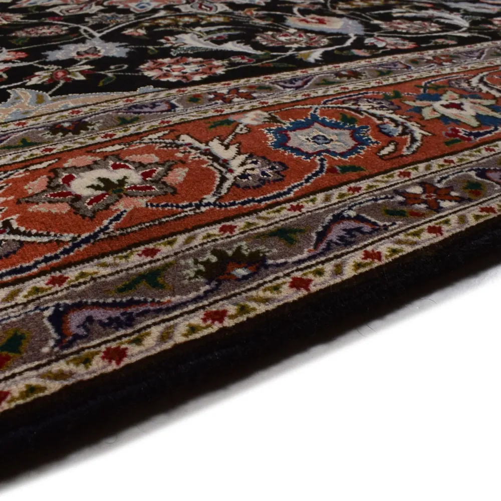 Tapete Persa - Tabriz - Royal - 318 x 208 cm - azul escuro