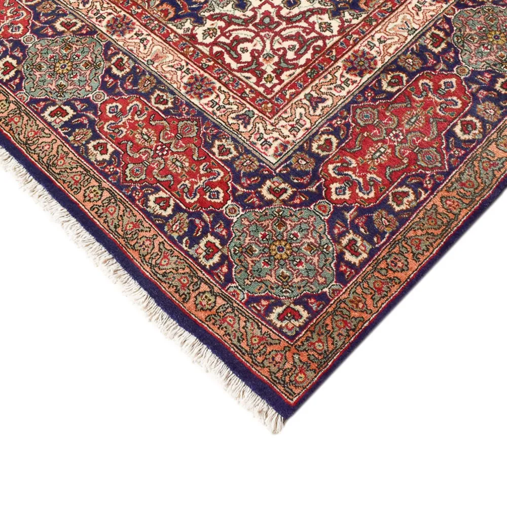 Tapete Persa - Tabriz - Royal - 387 x 297 cm - azul escuro
