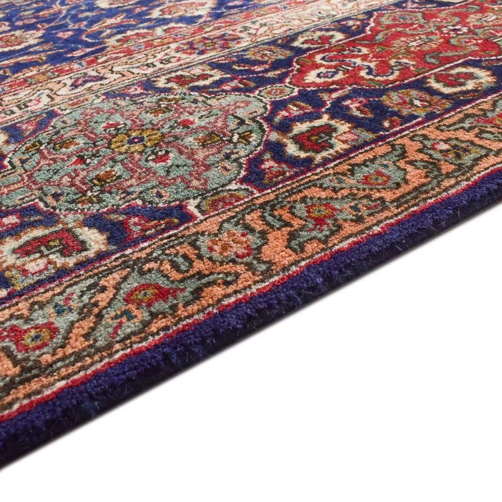 Tapete Persa - Tabriz - Royal - 387 x 297 cm - azul escuro