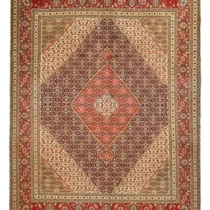 Tapete Persa - Tabriz - Royal - 395 x 297 cm - ferrugem