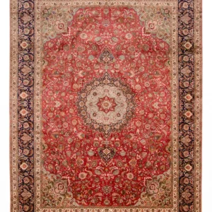 Tapete Persa - Tabriz - Royal - 488 x 360 cm - vermelho