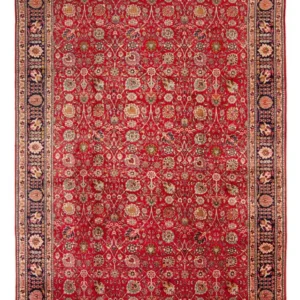 Tapete Persa - Tabriz - Royal - 492 x 306 cm - vermelho