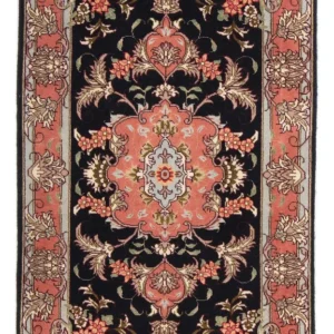 Tapete Persa - Tabriz - Royal - 90 x 60 cm - azul escuro