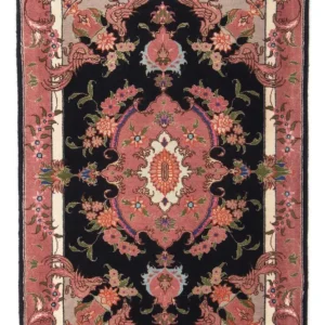 Tapete Persa - Tabriz - Royal - 90 x 60 cm - azul escuro