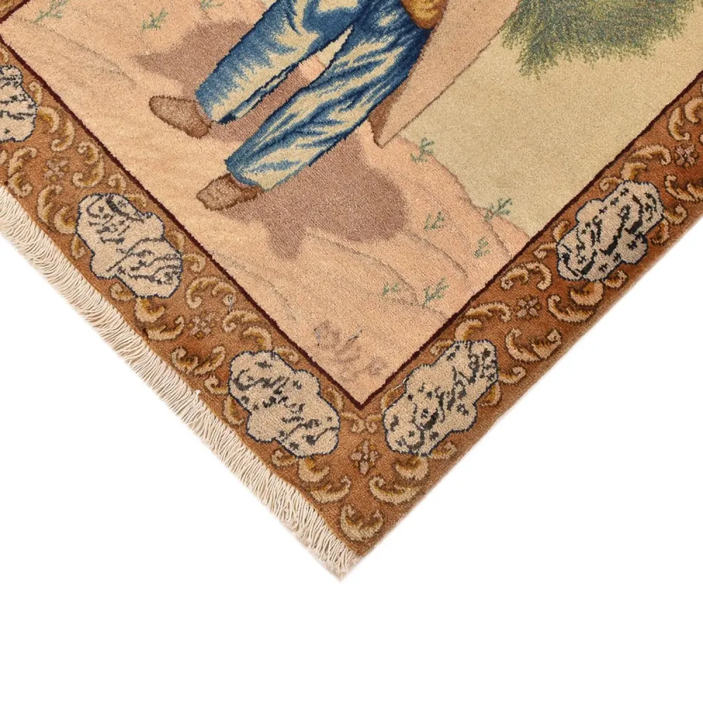 Tapete Persa - Tabriz - Royal - 73 x 56 cm - multicolorido