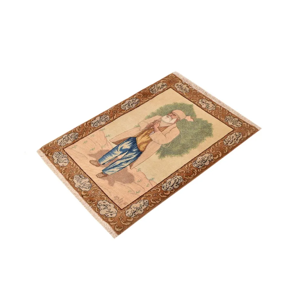 Tapete Persa - Tabriz - Royal - 73 x 56 cm - multicolorido