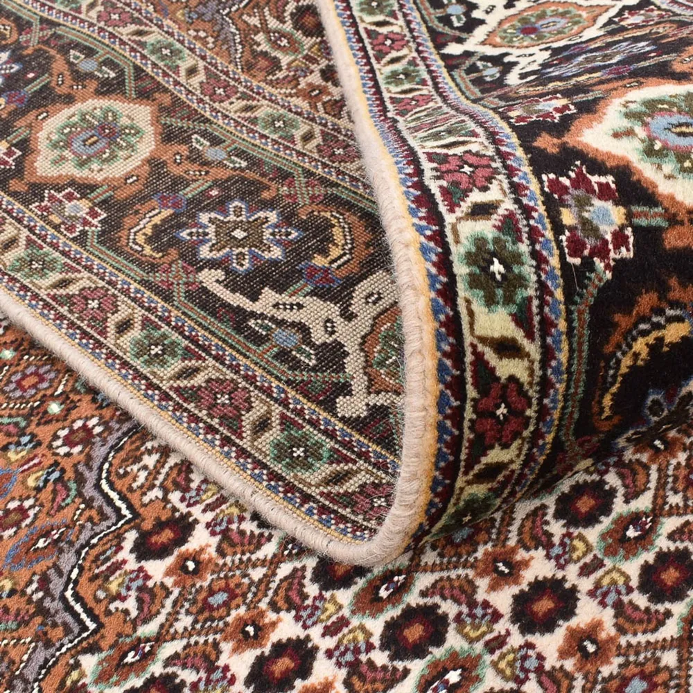 Tapete Persa - Tabriz - Royal praç - 204 x 200 cm - castanho claro