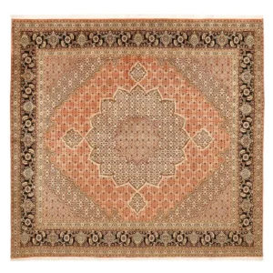 Tapete Persa - Tabriz - Royal praç - 253 x 245 cm - bege escuro