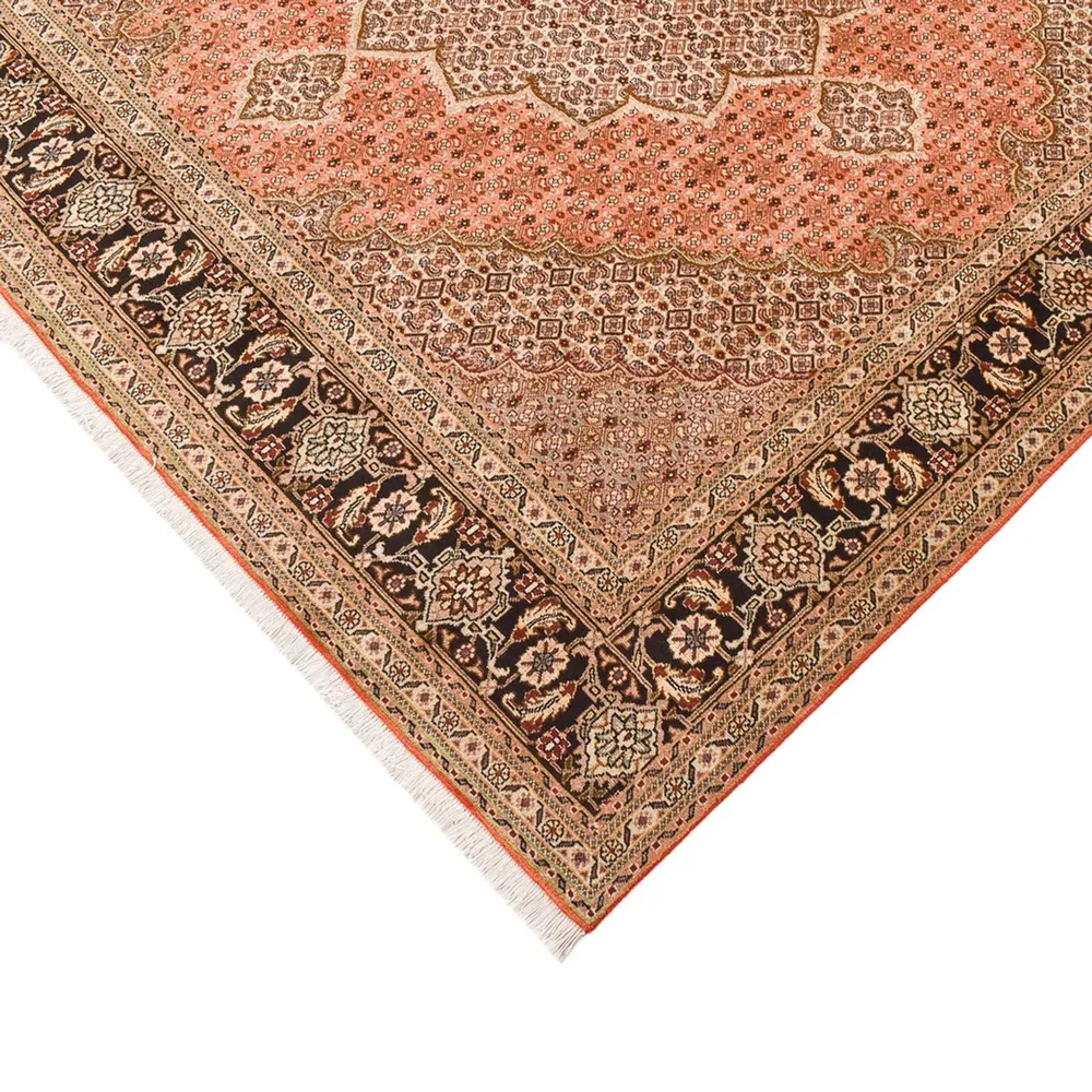 Tapete Persa - Tabriz - Royal praç - 253 x 245 cm - bege escuro