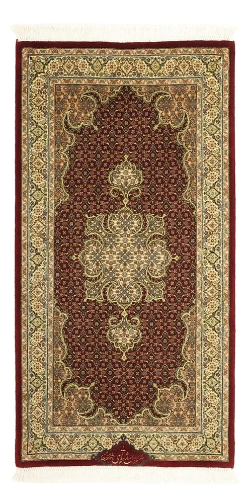 Tapete Persa - Tabriz - Royal - Real - 111 x 57 cm - bege escuro