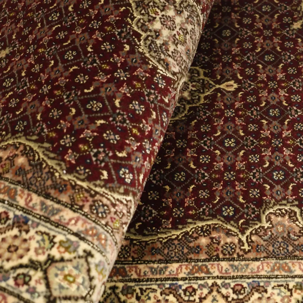 Tapete Persa - Tabriz - Royal - Real - 111 x 57 cm - bege escuro