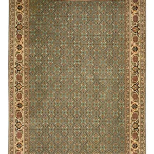 Tapete Persa - Tabriz - Royal - Real - 145 x 101 cm - verde azeitona