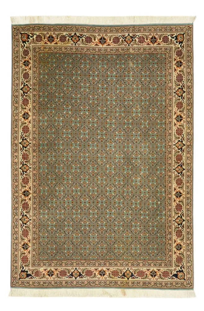 Tapete Persa - Tabriz - Royal - Real - 145 x 101 cm - verde azeitona