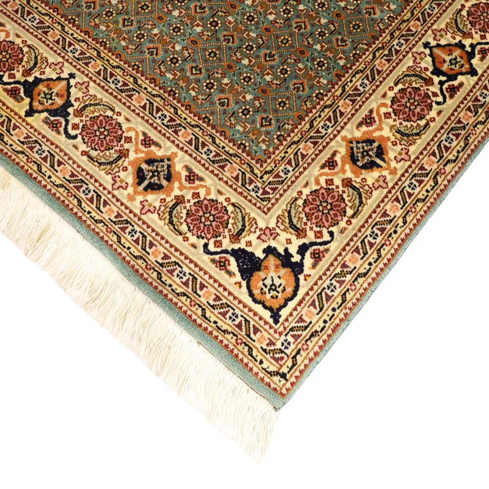 Tapete Persa - Tabriz - Royal - Real - 145 x 101 cm - verde azeitona