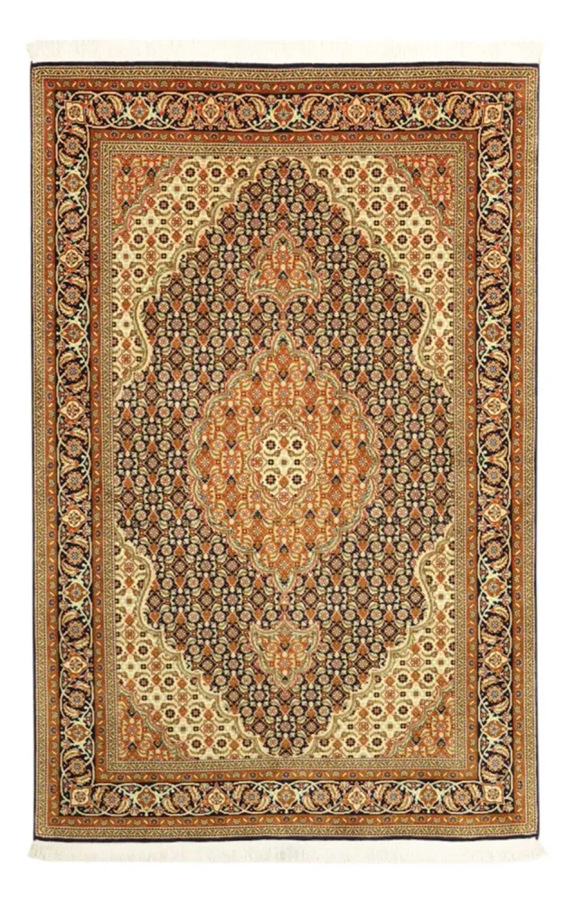 Tapete Persa - Tabriz - Royal - Real - 153 x 101 cm - bege escuro