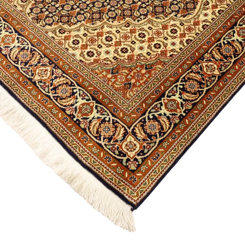Tapete Persa - Tabriz - Royal - Real - 153 x 101 cm - bege escuro