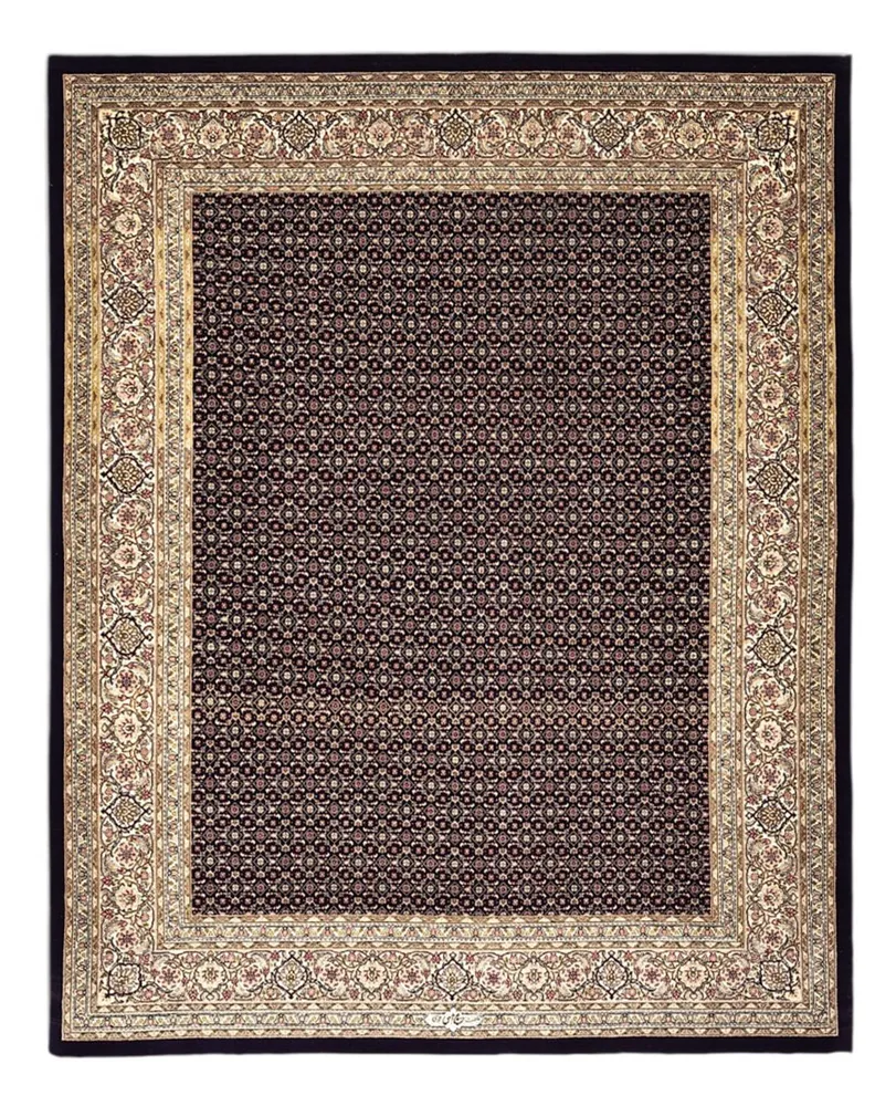 Tapete Persa - Tabriz - Royal - Real - 194 x 153 cm - bege escuro