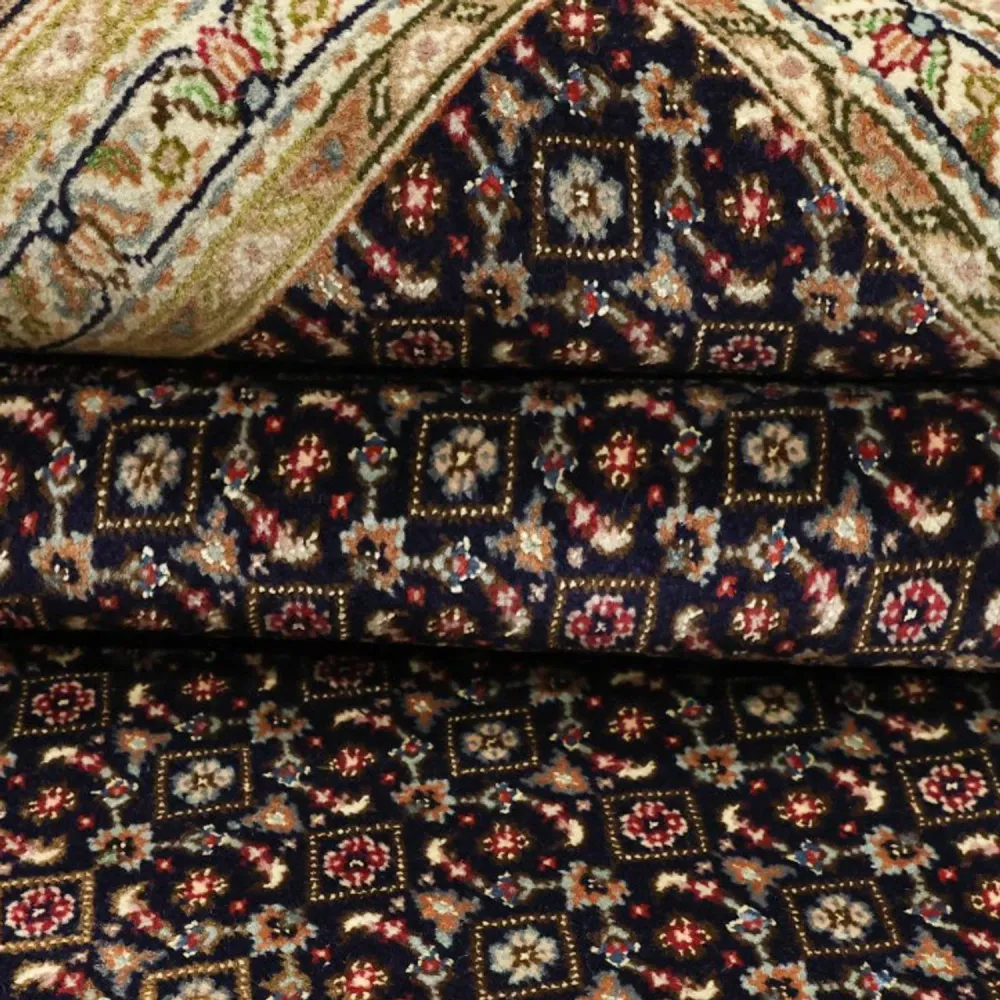 Tapete Persa - Tabriz - Royal - Real - 194 x 153 cm - bege escuro