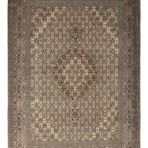 Tapete Persa - Tabriz - Royal - Real - 204 x 153 cm - prata