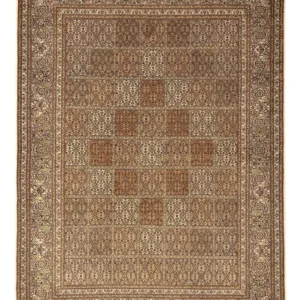 Tapete Persa - Tabriz - Royal - Real - 207 x 151 cm - bege escuro