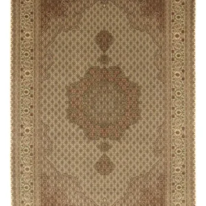 Tapete Persa - Tabriz - Royal - Real - 303 x 203 cm - bege escuro