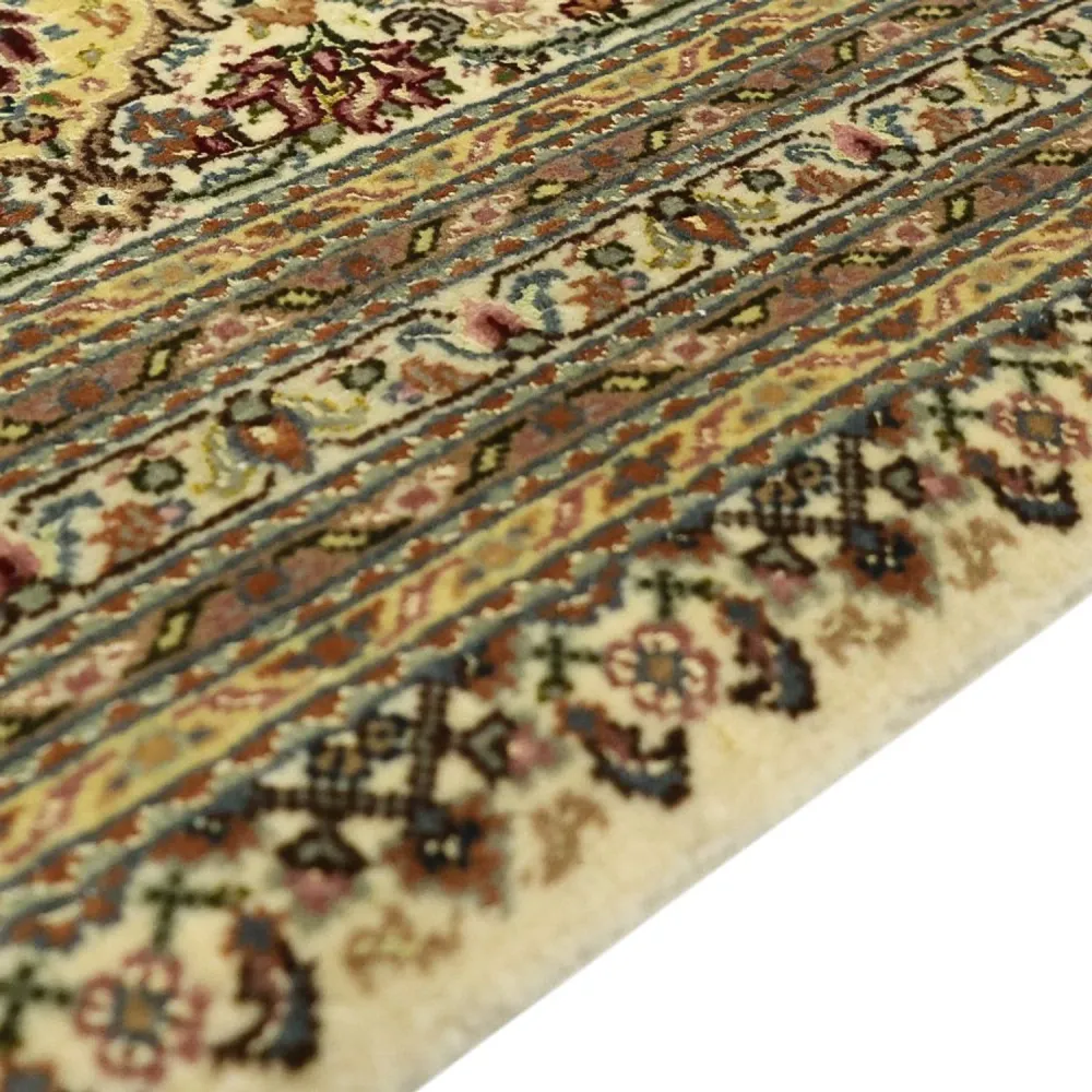 Tapete Persa - Tabriz - Royal - Real - 348 x 248 cm - bege claro
