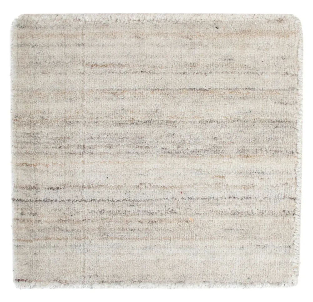 Tapete de lã praç - 34 x 32 cm - cinzento claro