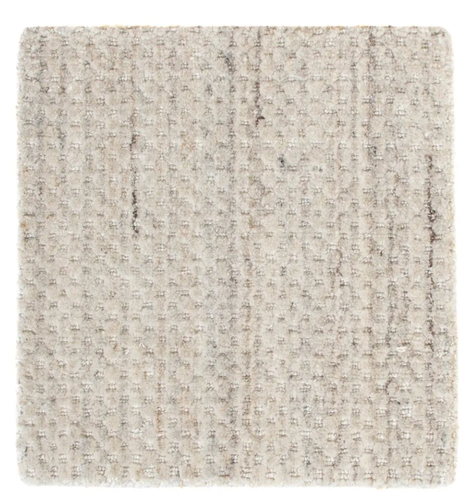 Tapete de lã praç - 31 x 31 cm - cinzento claro