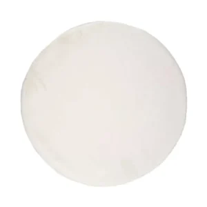 Tapete redondo lavável Fox Liso Branco