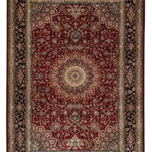 Tapete de seda - China Seda - 183 x 122 cm - vermelho escuro