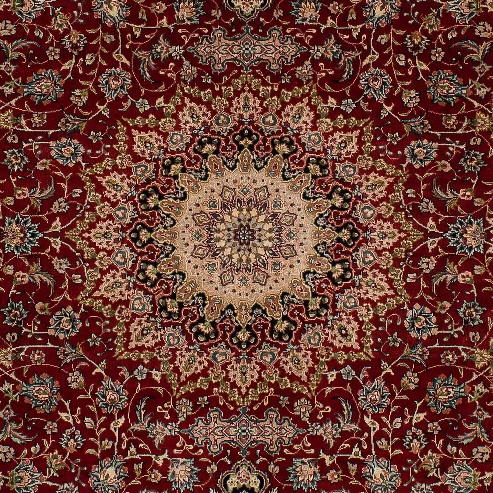 Tapete de seda - China Seda - 183 x 122 cm - vermelho escuro