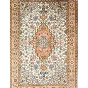 Tapete de seda - Kashmir Silk - 120 x 80 cm - bege