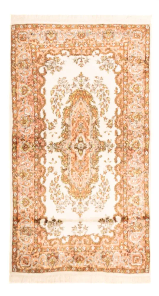 Tapete de seda - Kashmir Silk - 158 x 93 cm - bege