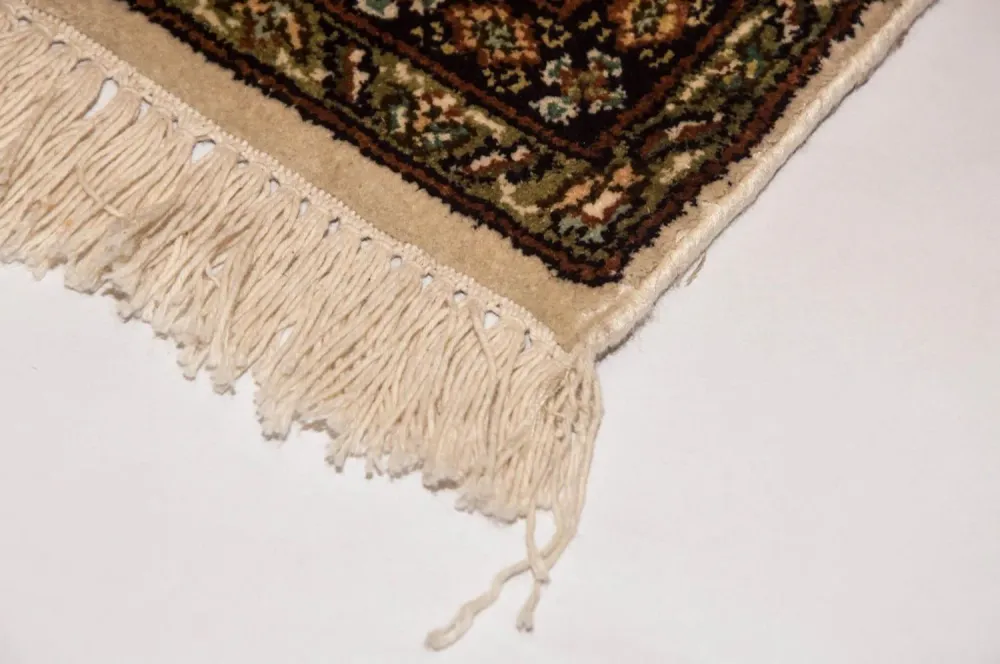Tapete de seda - Kashmir Silk - 186 x 126 cm - bege