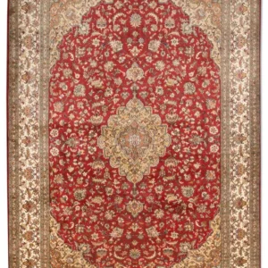 Tapete de seda - Kashmir Silk - 245 x 170 cm - vermelho